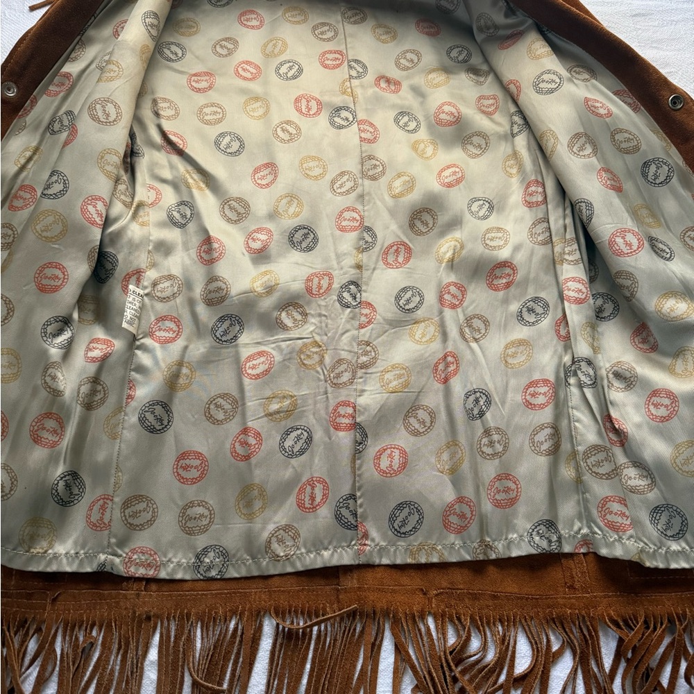 Jo•o•Kay Vintage Fringe Leather Jacket - Picture 5 of 16